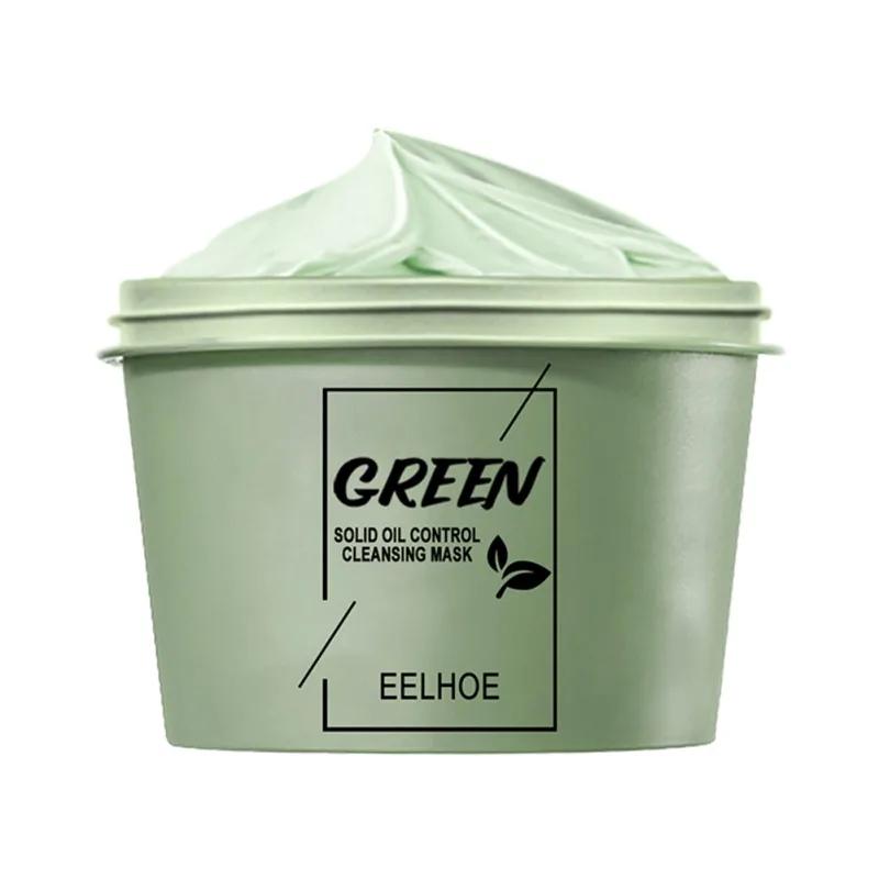 

Green Tea Ice Muscle Mud Mask Anti-Acne Facial Masks Shrink Pores Acne Scar Removal Skin Care New Arrivals