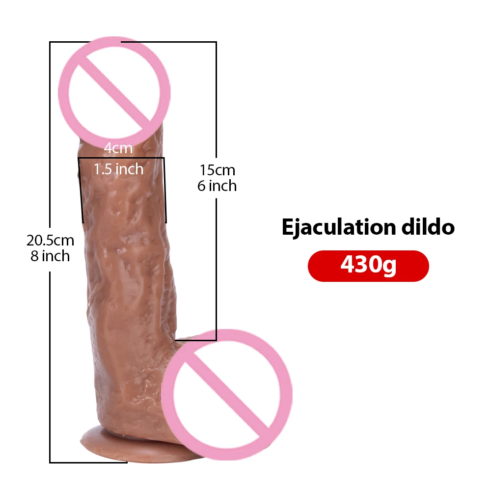 Big Strapon Ejaculating Dildo Realistic Penis Spraying Dick Suction Cup Dildos For Women Sextoy Consolador Para Mujer Adult Toy | Красота и