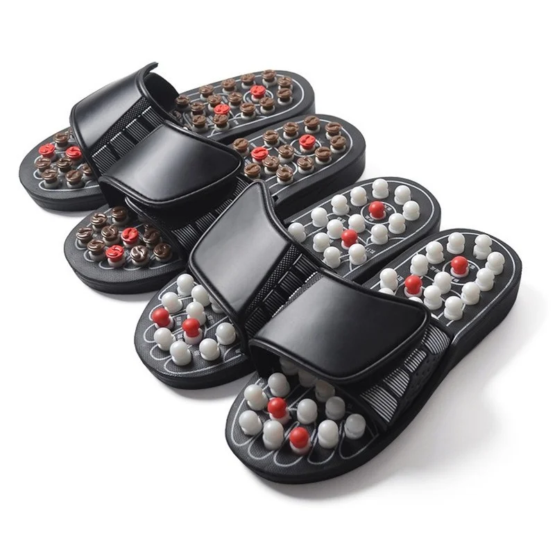 

Massage Slippers Mens Traditional Chinese Medicine Pedicure Acupoint Massage Health Care Indoor Slippers Couple Sandals Slippers