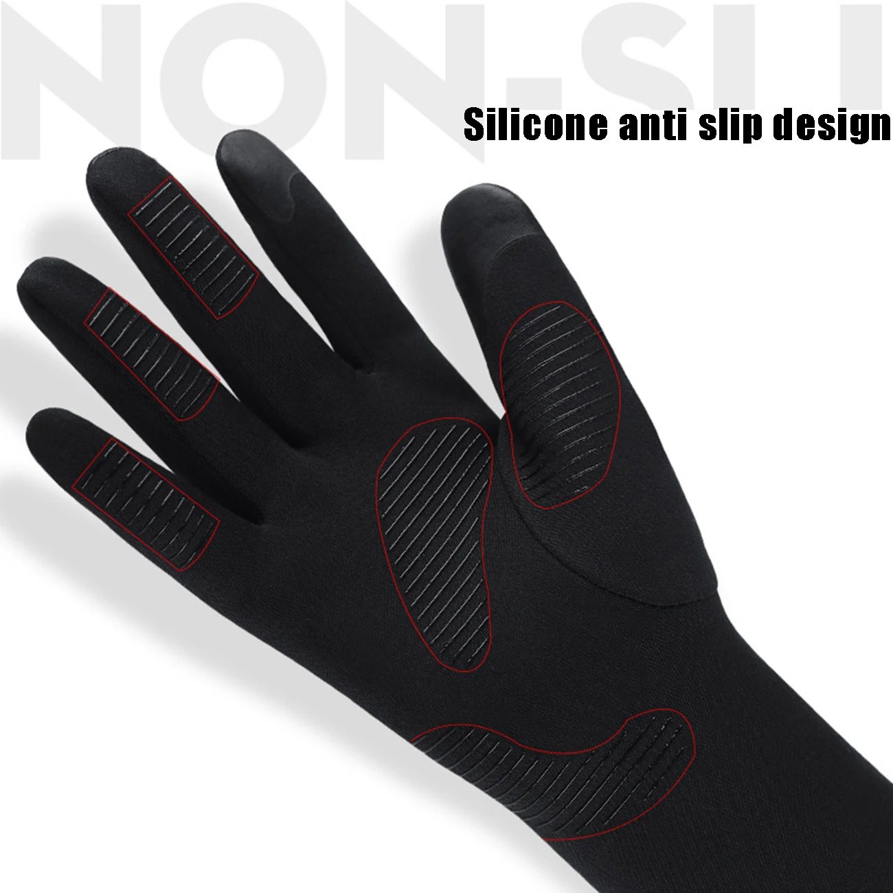

Winter Cycling Skiing Gloves plus velvet Touch Screen Bicycle Gloves Outdoor Sports Anti-slip Windproof Bike Full Finger Gloves