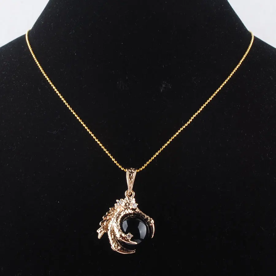 Цепочка Из Натурального драгоценного камня Нефритовый кварц 45 см