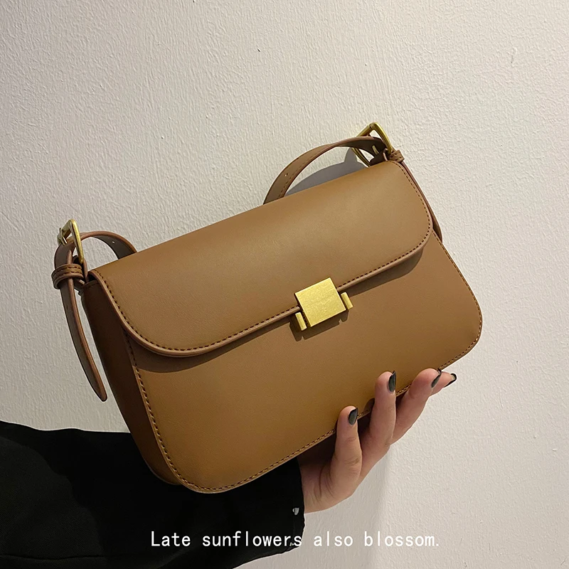 

New Woman Shoulder Bag Fashionable Simple Chain Messenger Bag High Quality Luxury Designer Handbag 2021 New Female Underarm Bag