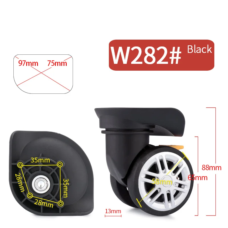 Luggage  password box  accessories  replacement wheels for luggage universal casters   bag case wheel pull rod box mute casters