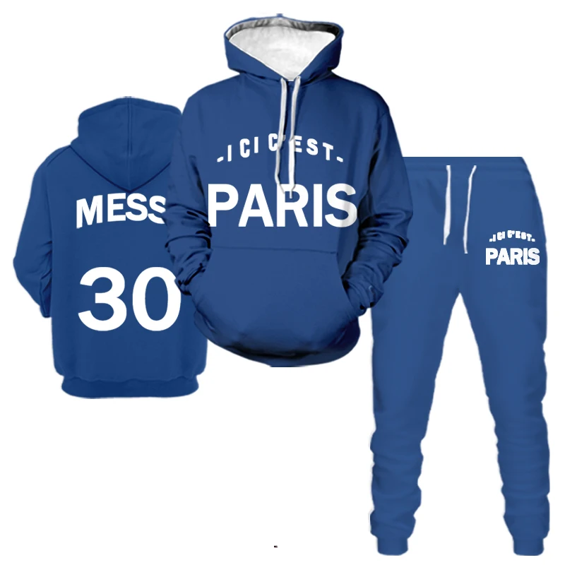 

2021 Hot Sale Messi new Paris Men hoodie 30 Lionel Messi -IF I C'EST- Paris Printing Tee hoodie Women hoodie For Fans Clothes
