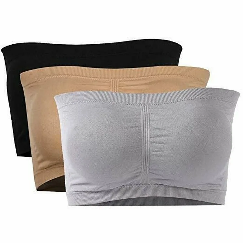 Бюстгальтер пуш ап без бретелек цвет в ассортименте размера плюс|Бюстгальтеры| |