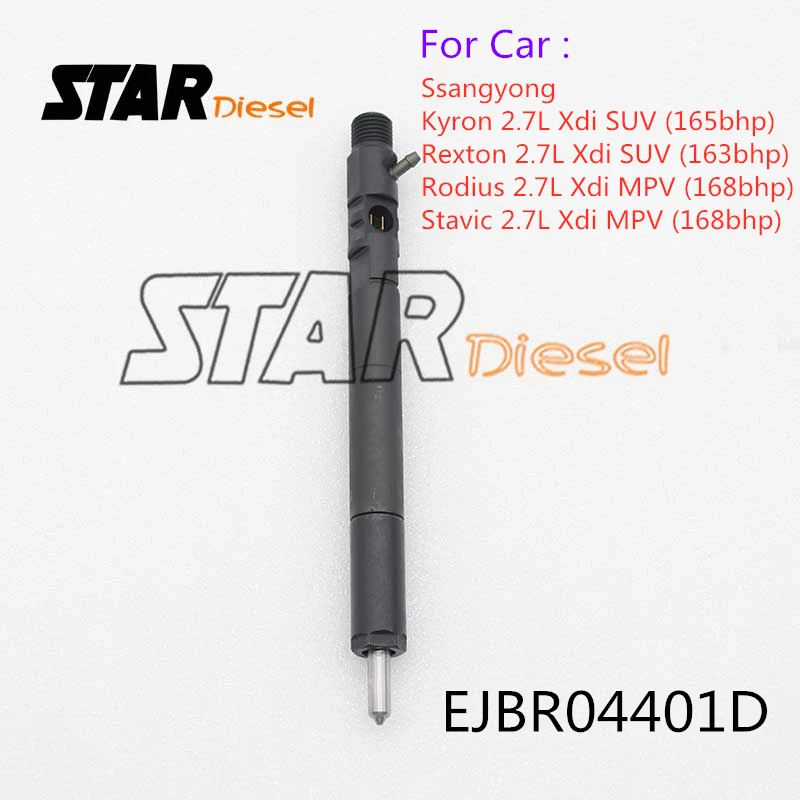 STAR diesel Common Rail топливный инжектор EJBR04401D автозапчасти двигателя EJBR0 4401D для Ssangyong Kyron