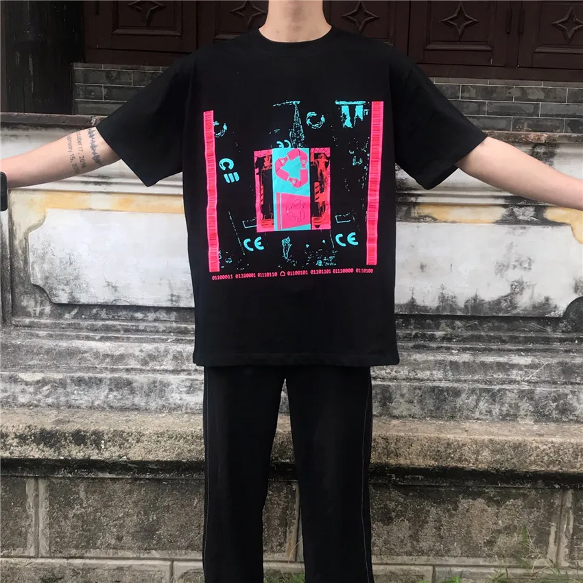 Футболка CAVEMPT для мужчин и женщин мужские футболки на бедрах 19AW с пылесборником