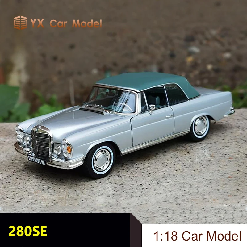 

NOREV 1:18 280SE third-generation S-class 1969 alloy car model car model