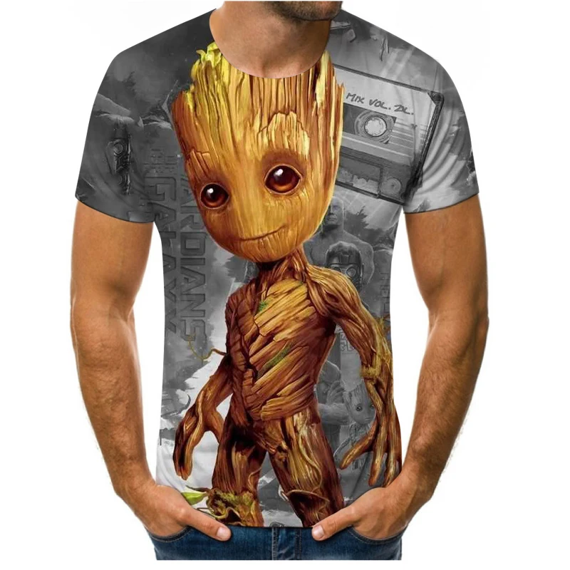 

New fashion trend short-sleeved men's T-shirt 3D anime character printing pattern oversized loose men's handsome T-shirt xxs-6xl