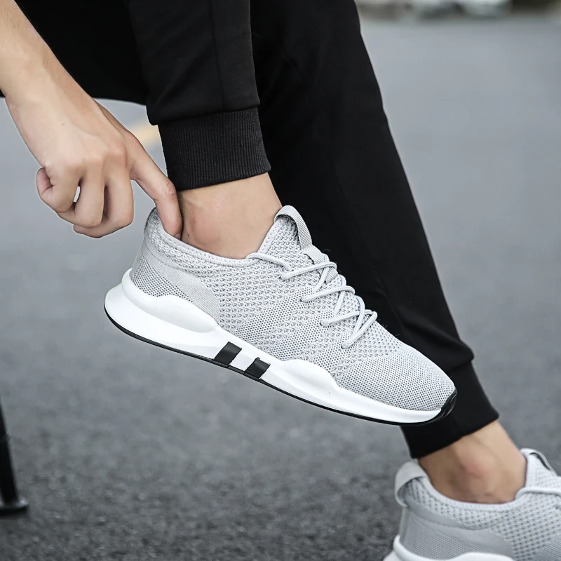 Новинка Мужская Уличная обувь для бега дышащие мужские кроссовки взрослых