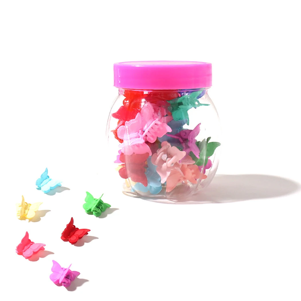 30 шт. мини зажимы для волос милые заколки бабочки аксессуары детей с