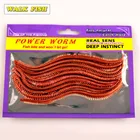 Walk Fish 10 шт., мощные морские черви, рыболовные приманки, настоящие сенсы, натуральные привлекательные приманки, мягкие приманки, реалистичные рыболовные приманки с запахом