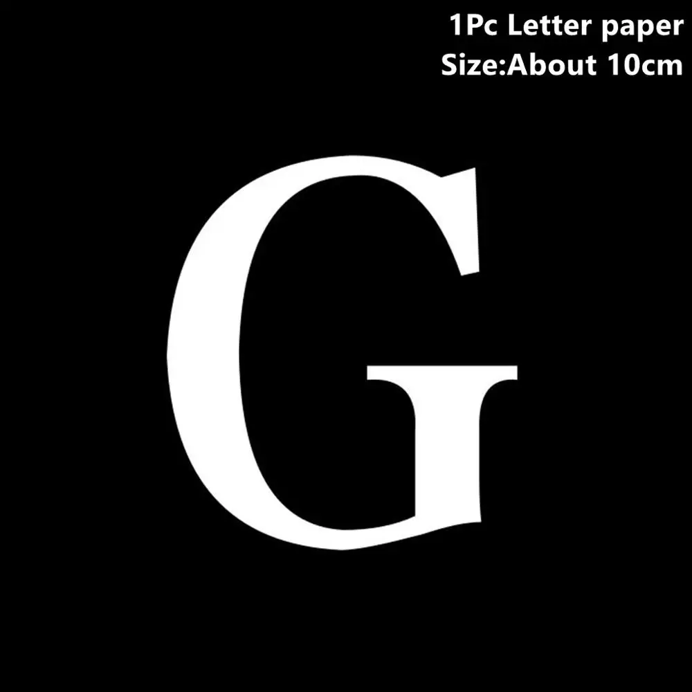 Paper Letter G Taoup детская прозрачная коробка для хранения воздушных шаров с днем рождения принадлежности для детского душа сувениры бумажная картонная коробка подарочная упаковка - Цвет: Paper Letter G