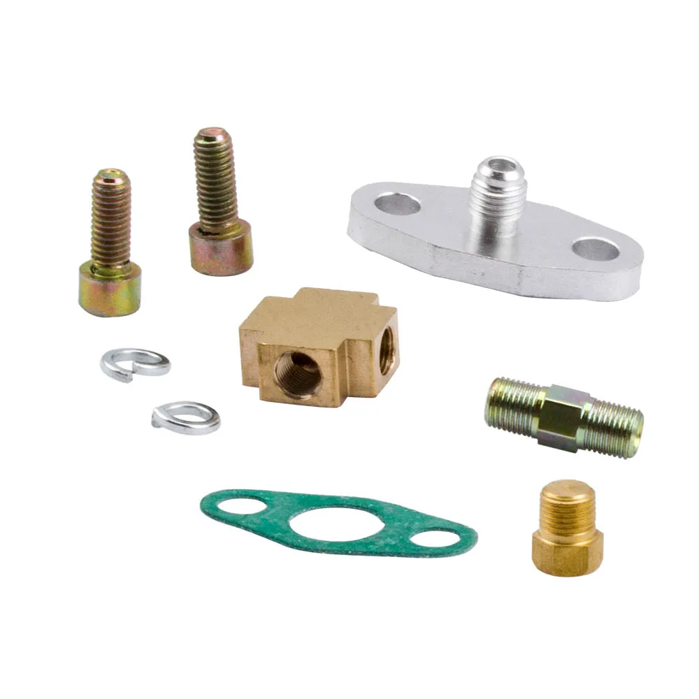 Новый универсальный комплект масляной линии для турбокомпрессора T3 T4 T70 Turbo |