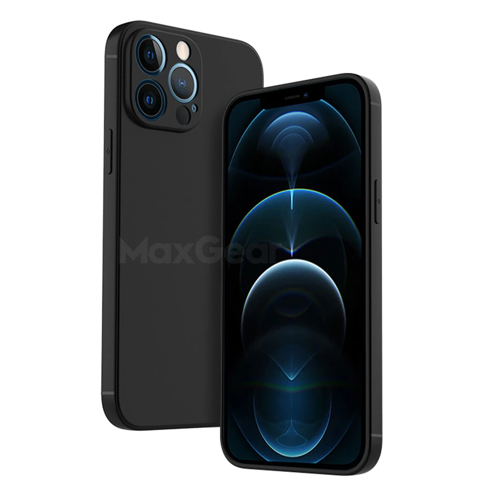 Матовый ультратонкий силиконовый чехол для iphone 12 13 11 Pro Max Mini X XS XR 7 8 6 S Plus SE 2020