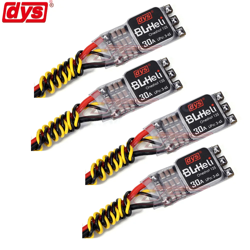 4 шт./лот оригинальная DYS новая версия XM30A XMS30A BLHeli mini 30A V2 ESC для мощного