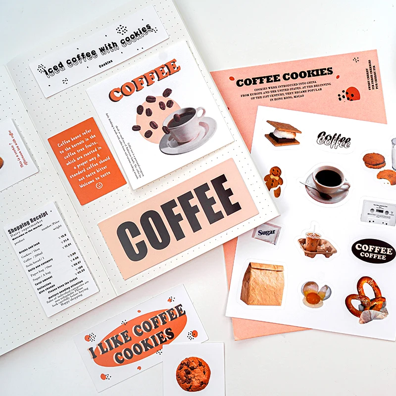 

4packs/LOT love kitchen series stationery sticker Creative decoration DIY paper sticker