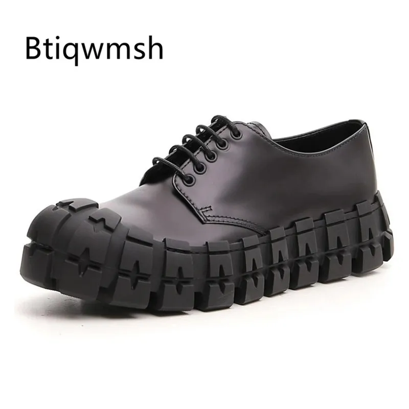 2019 г. шикарный дизайн лоферы туфли женские с круглым носком на шнуровке толстой