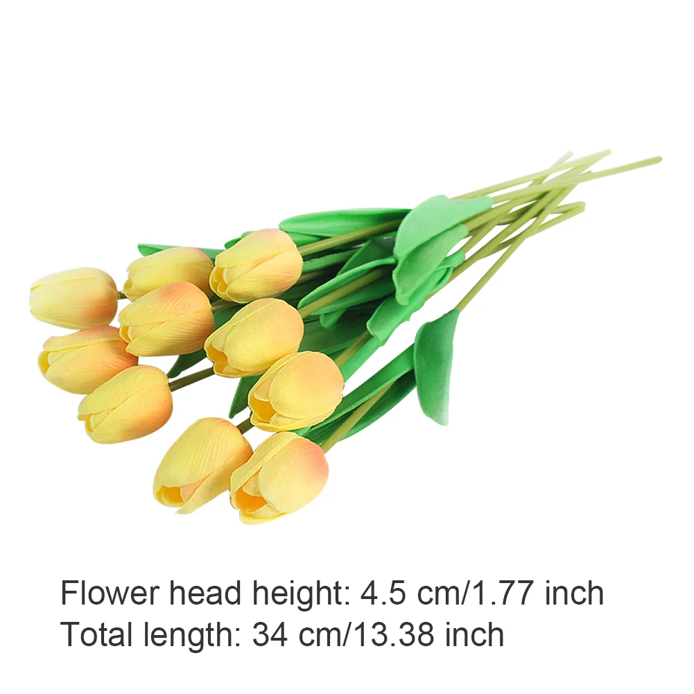 

Tulip Artificial Flower Real Touch Artificial Bouquet Fake Flower For Wedding Decoration Flowers Home Garen Decor Decoration