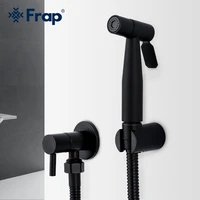 frap black bidet toilet sprayer hygienic shower tap bidets bathroom hand shower wall mount faucet bathroom accessories y50057