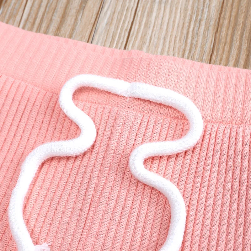 

2021 New 0-24M Newborn Clothes Shorts Set Ribbed Baby Summer Clothing Girls Boys Bodysuit Solid Cotton 2Pcs Baby Jumpsuit