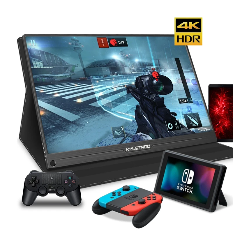 15 6 &quotпортативный монитор ПК 4K HD экран 1080p ips ЖК Дисплей HDMI type C USB для ноутбука