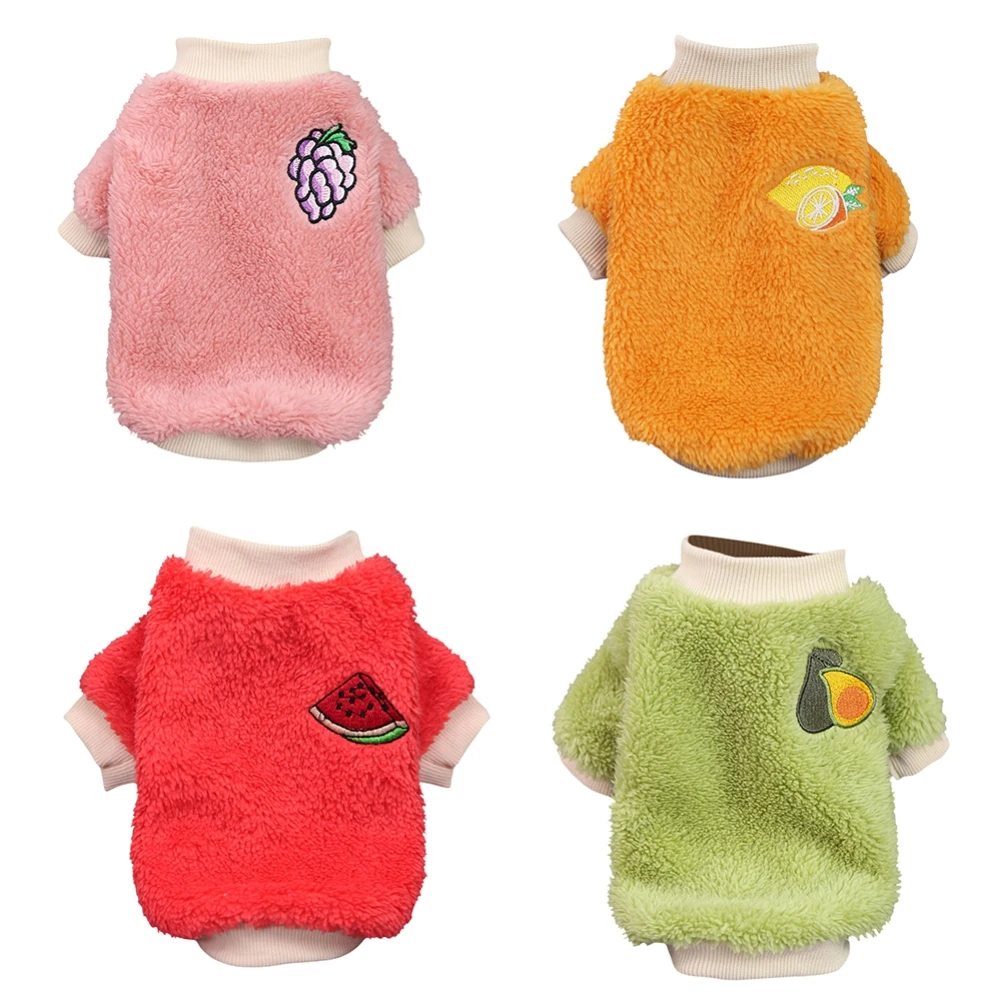 

Флисовый Пуловер, пальто для домашних животных, милая теплая собака, свитер для маленьких средних собак, кошек, куртка, Тедди, флисовая одежд...