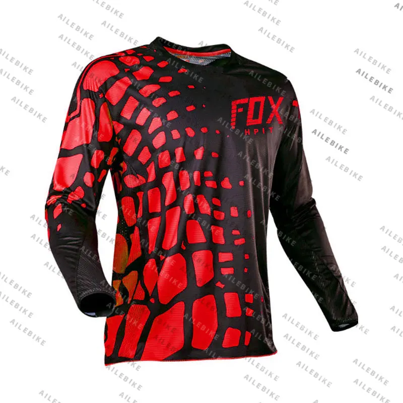 Мотоцикл горный велосипед Горные Джерси MTB Offroad DH MX велосипеда локомотива рубашка