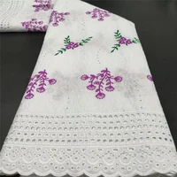 2022 african lace fabric high quality lace swiss voile lace in switzerland nigeria wedding dress lace fabric 5 yards 1729