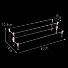 Экшн-фигурка, подставка для демонстрации игрушек, подставка для демонстрации моделей, украшение, кукольная ручка, трапециевидная полка, глухая коробка для хранения в автомобиле