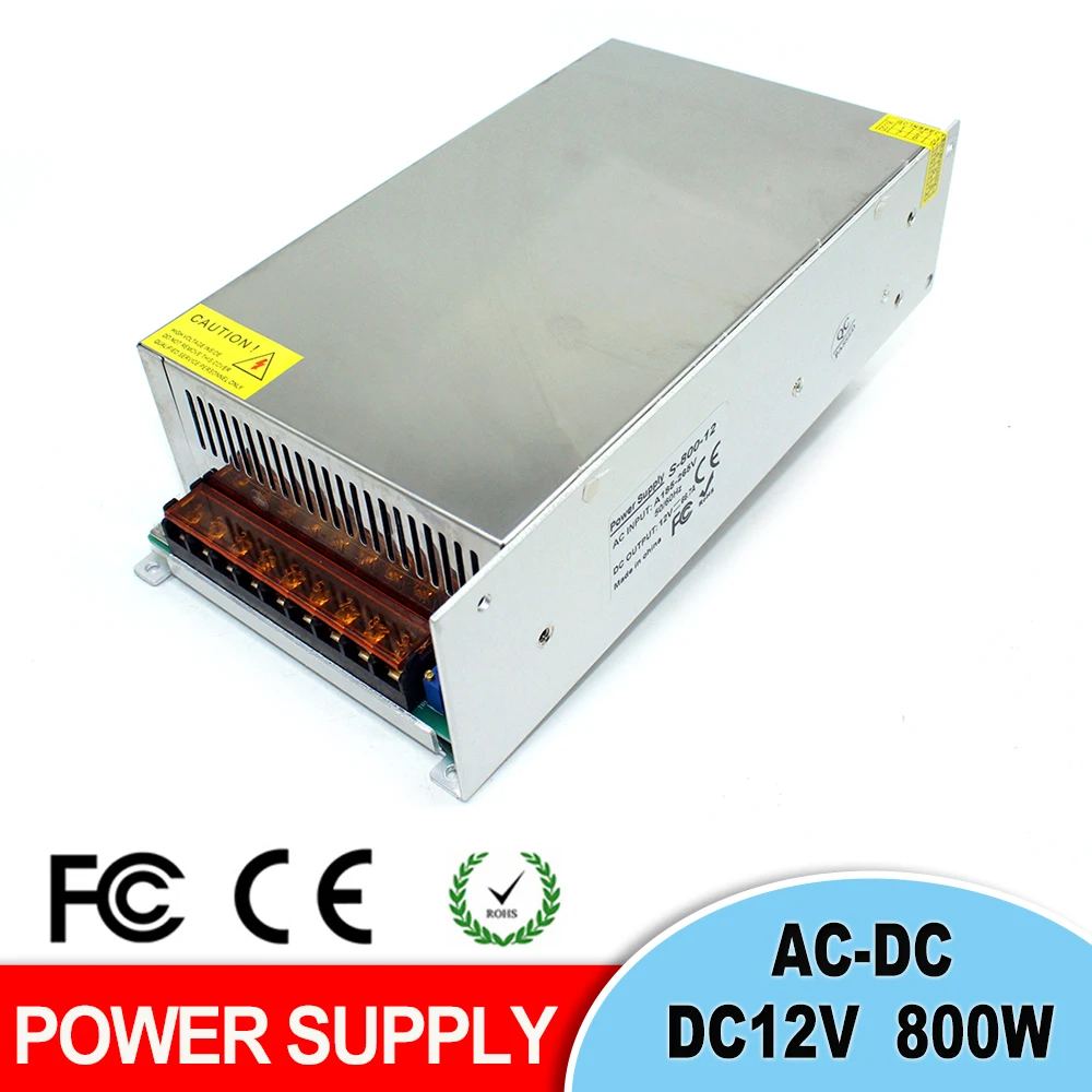 Светильник ing трансформаторы DC12V DC18V DC4V DC30V DC36V DC42V DC48V DC60V 800W Питание для