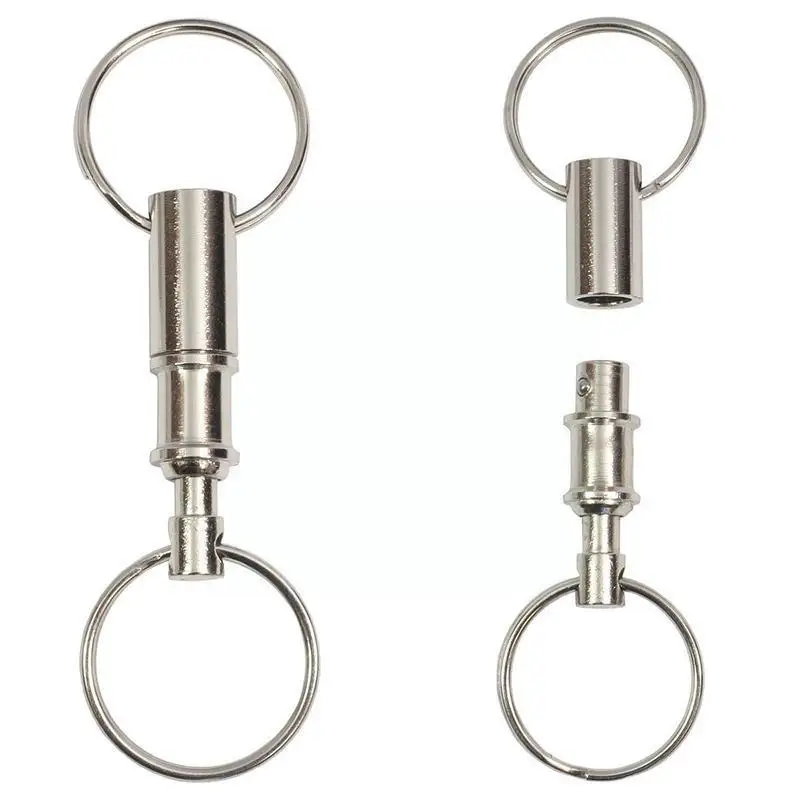 

Outdoor Camping Rock Climbing Keychain Double Quick Anti-lost Release Ring Ring Carabiner EDC For Camping Fast Key Release N3H6