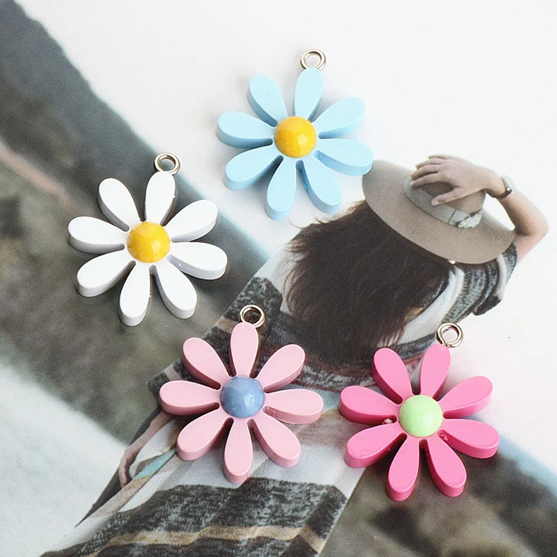 6 шт. Diy ювелирные изделия ручной работы аксессуары из смолы простые свежие цветы