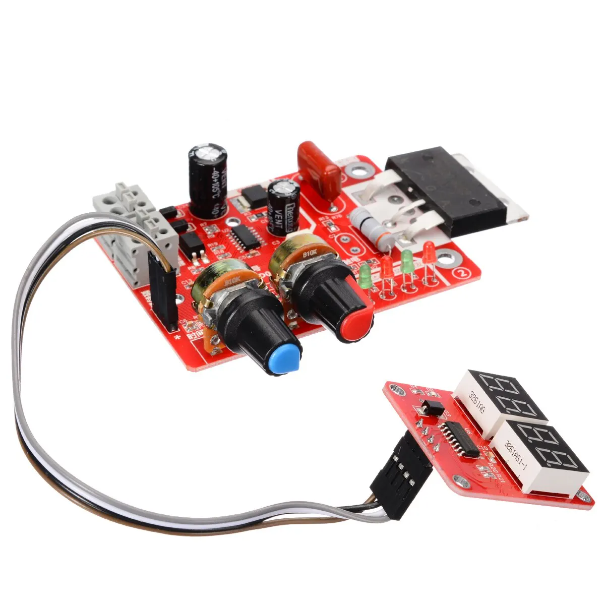 100A панель управления точечной сваркой цифровой дисплей время сварки и текущий