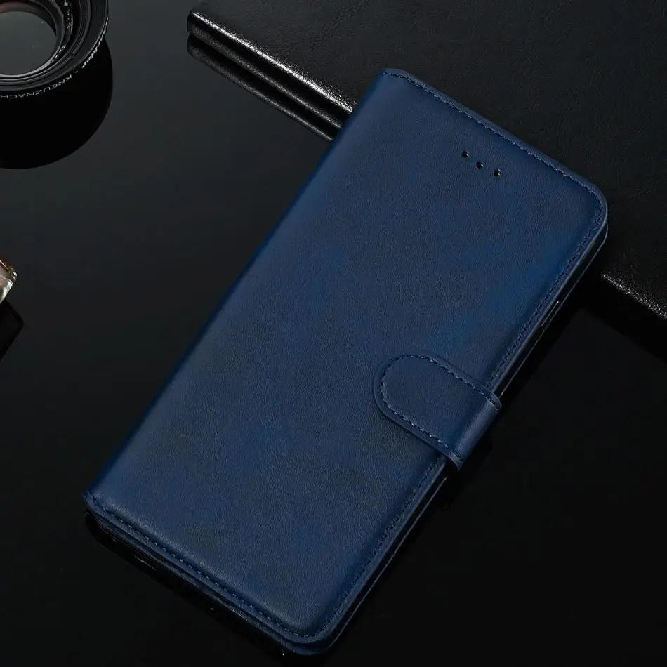 Роскошный чехол книжка для Motorola Moto E6 E5 G8 G6 G7 Plus Play One Action Macro Retro простой однотонный