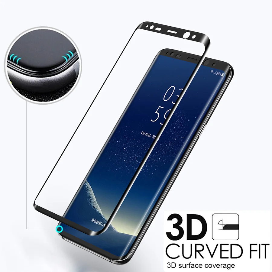 Защитная пленка из закаленного стекла daTTap 3D 9H для Samsung Galaxy Note 9 | Мобильные