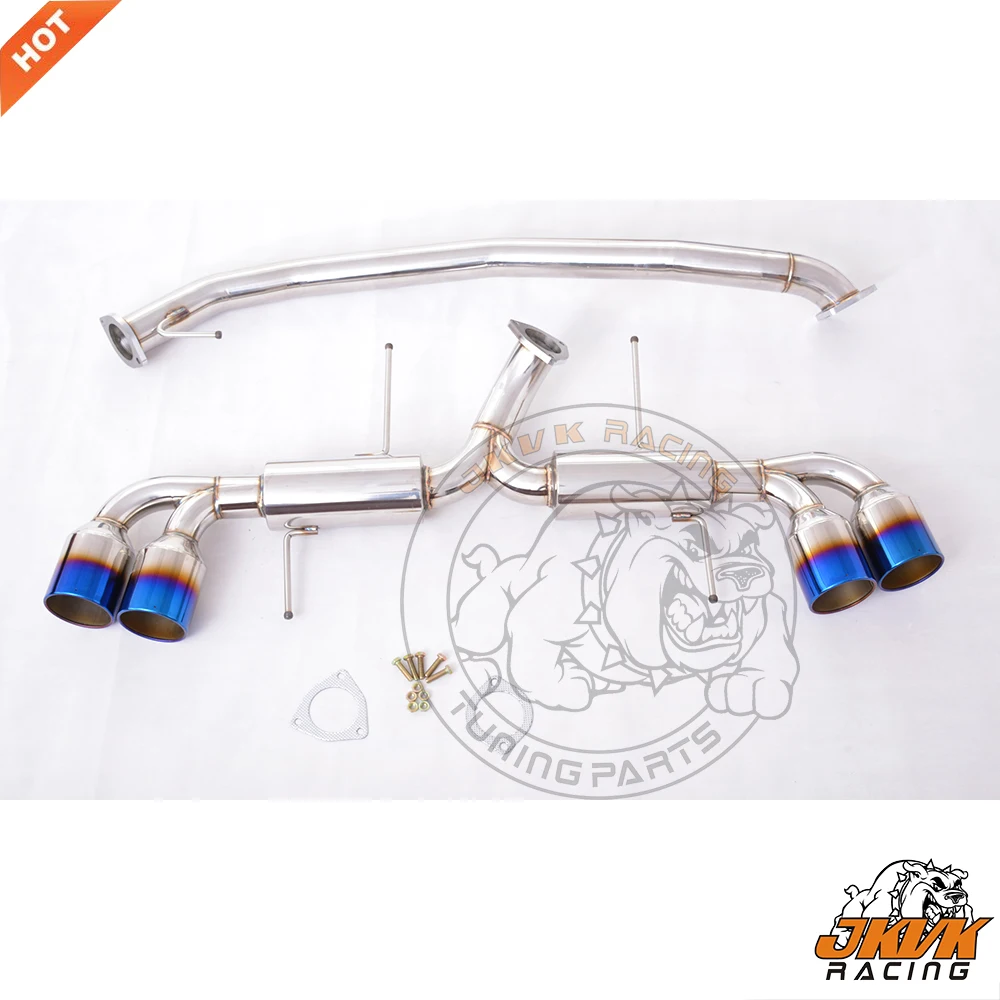 

JKVK RACING SS304 3,0 ''(76 мм) выхлопная задняя часть Catback для GT-R R35 2009-2015