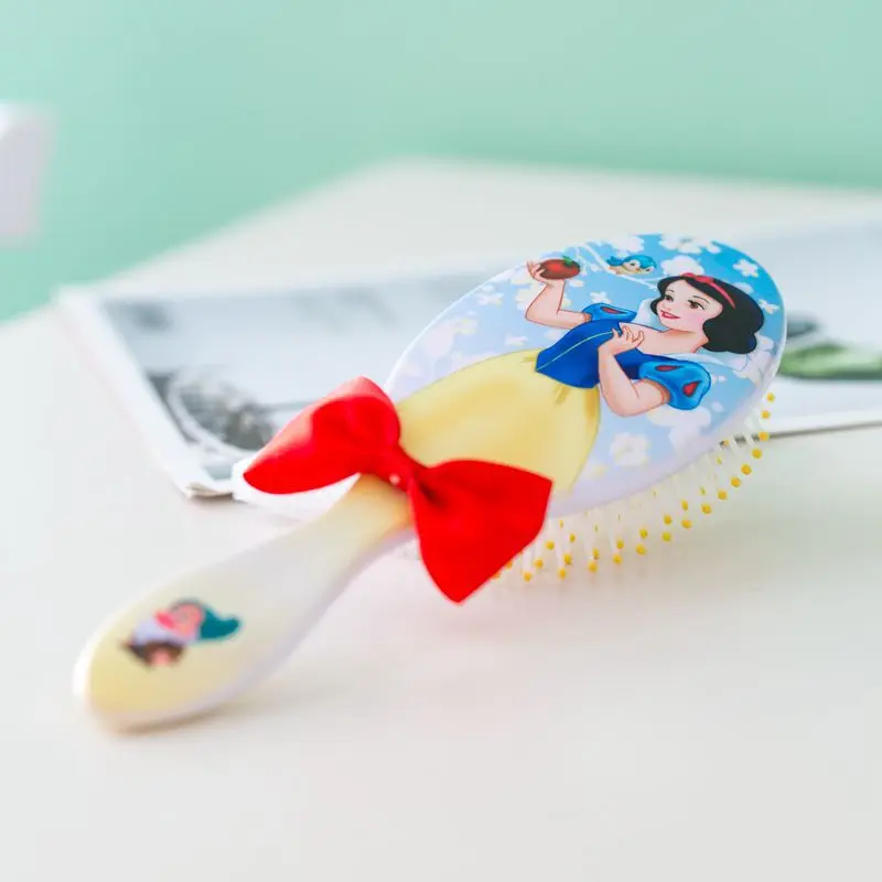 Disney Микки Замороженные заколки для волос Мультфильм воздушная Подушка Расческа