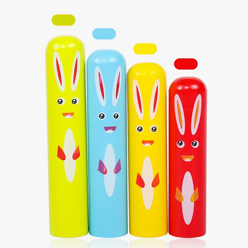 Деревянная игрушка-кролик детские головоломки игрушки прыгающая палочка