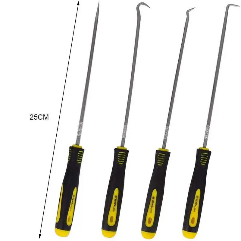 

4pcs/Set Of Bicycle Oil Seal Hook Combination Special-shaped Bicycle Tool Take Seals Hook Out Oil H8K3