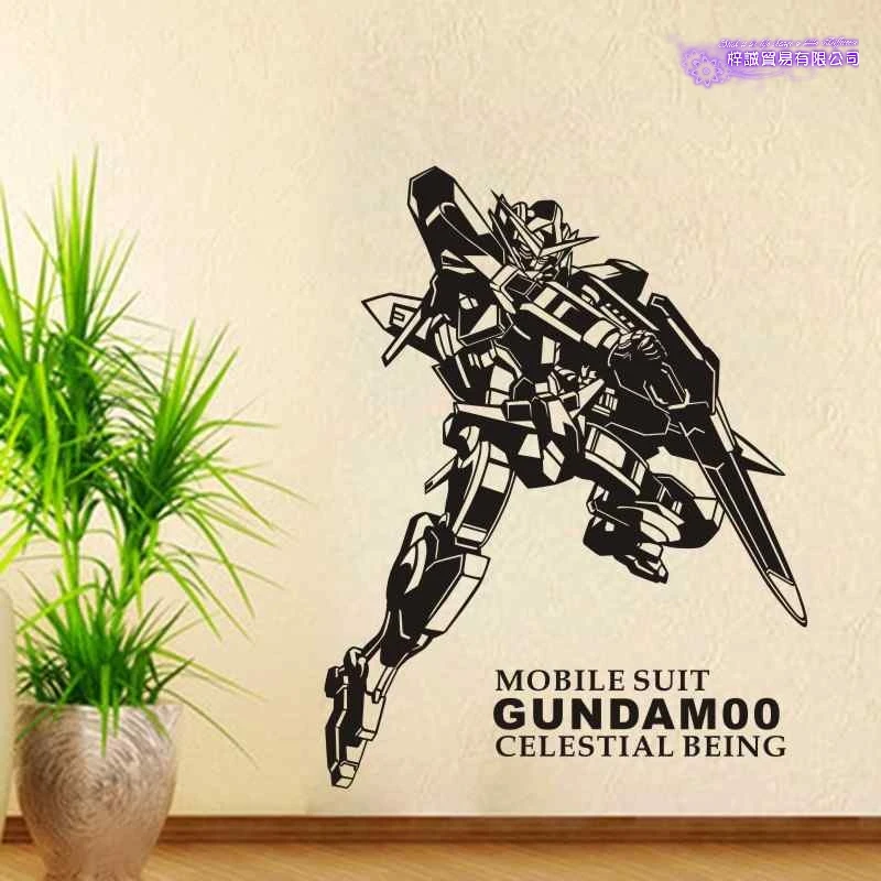 GUNDAM 00 Наклейка на стену виниловая наклейка s Декор для дома декоративные