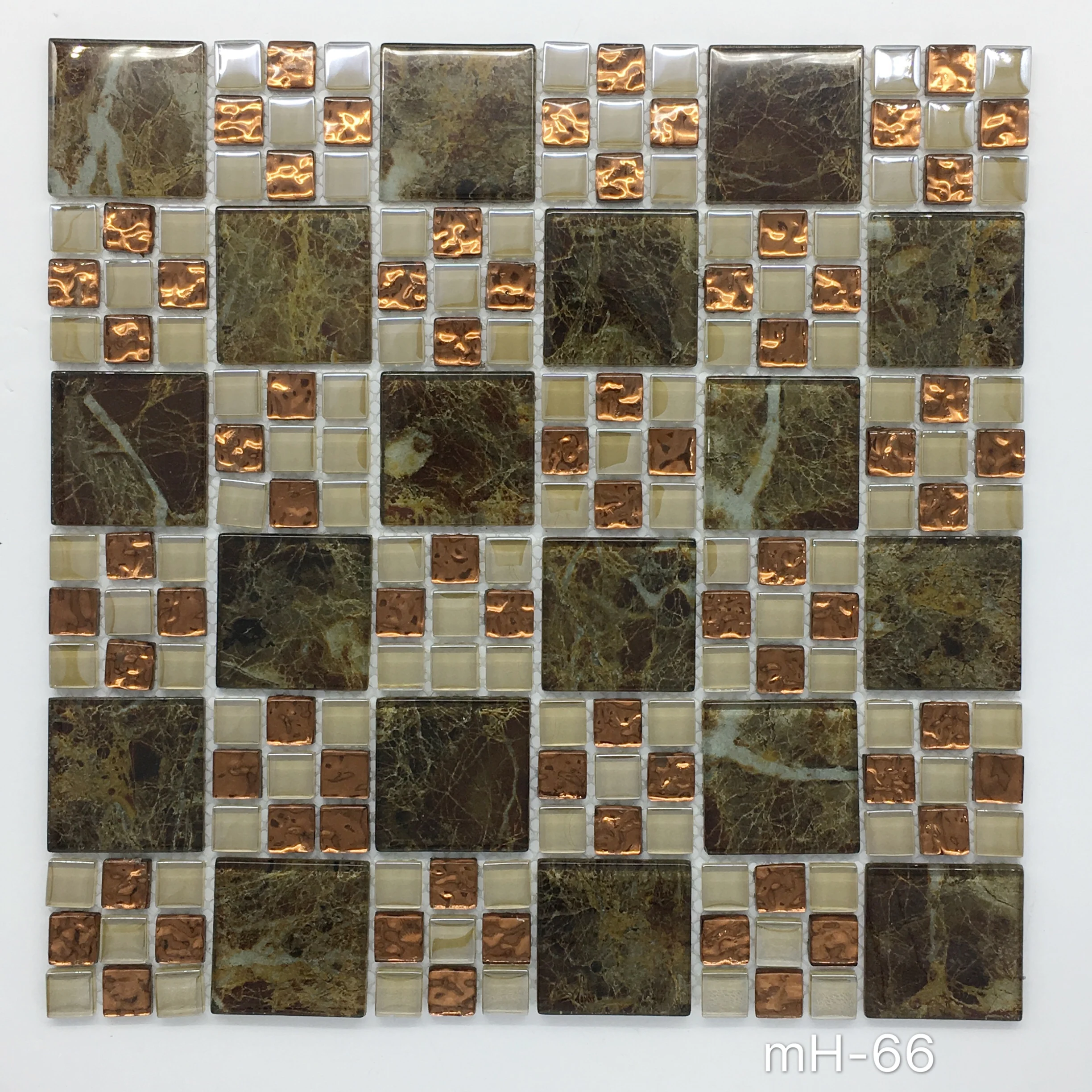 

Gold foil glass mosaic tile for kitchen backsplash decoration