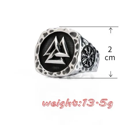 S925 Silver Ring Domineering Men's Thai Silver Ring Retro Jewelry