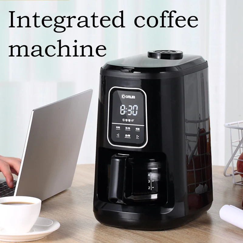 

Portable Coffee machine home automatic grinding bean machine American drip type small office coffee machine