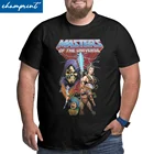 Мужская футболка He-Man And The Masters Of The Universe, одежда из чистого хлопка, необычная футболка большого размера 4XL 5XL 6XL, футболка большого размера