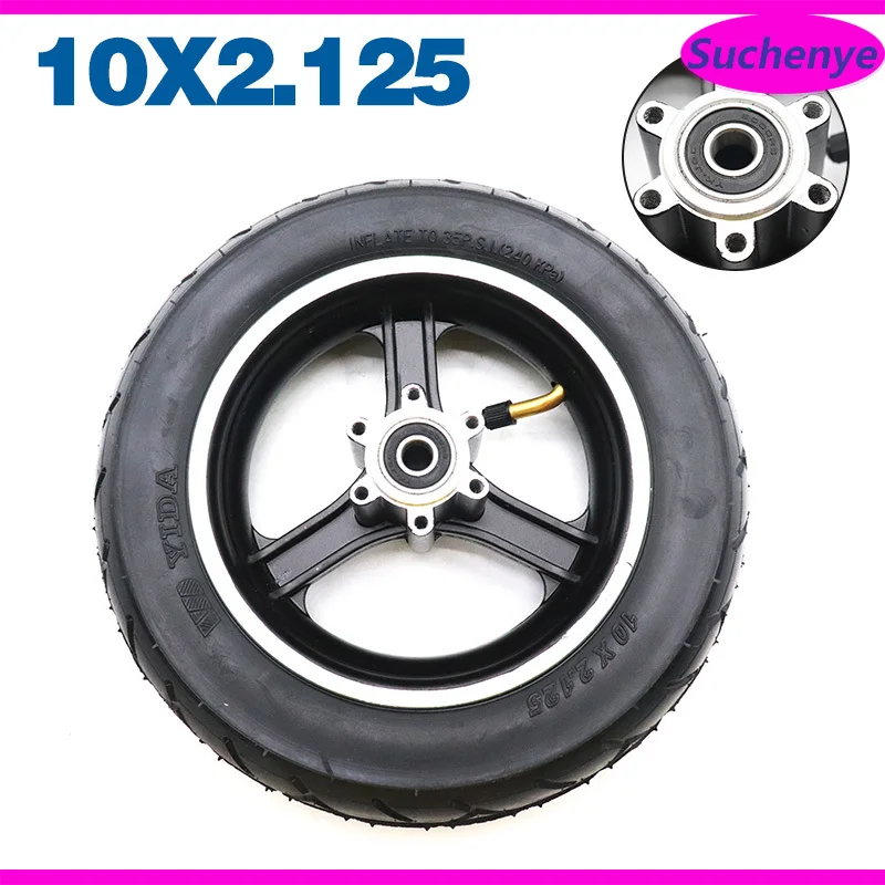 

10 Inch 10x2.125 High quality Tire and Aluminum Alloy Wheel Hub are Suitable for Electric Scooter Balancing Scooter