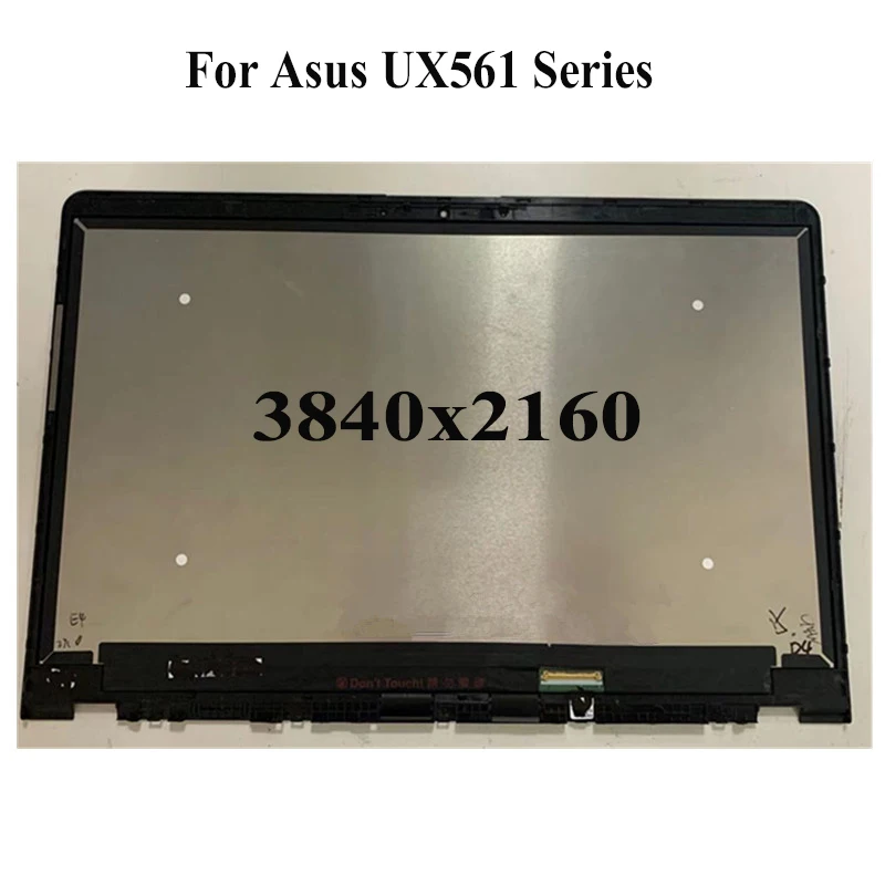 

15.6" LCD Screen Panel LCD Assembly with frame bezel For Asus UX561 UX561U UX561UAR UX561UAR UX561UD B156ZAN03.1 3840X2160