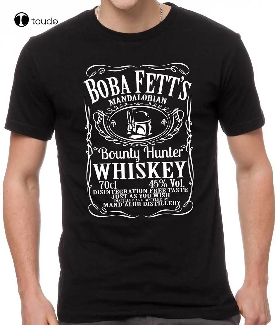 

New High Quality Tee Shirt Boba Fett Whisky Star Inspired Men'S Funny Mash Up T-Shirt Sizes Small - 3Xl Summer T-Shirt Unisex