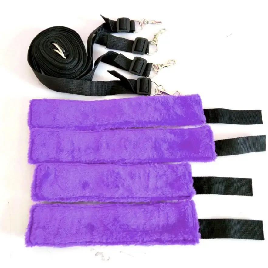 Комплект для ограничения секса кровать Джем регулируемый ремень нейлоновые