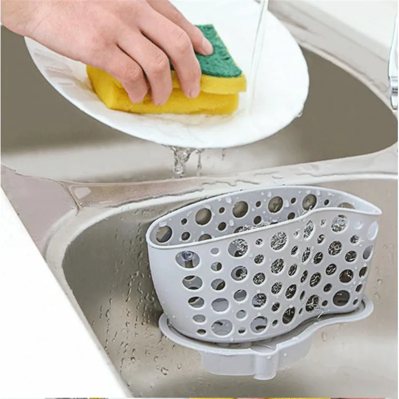 1 шт. полый органайзер для кухонной раковины|Подставки хранения и стеллажи| |